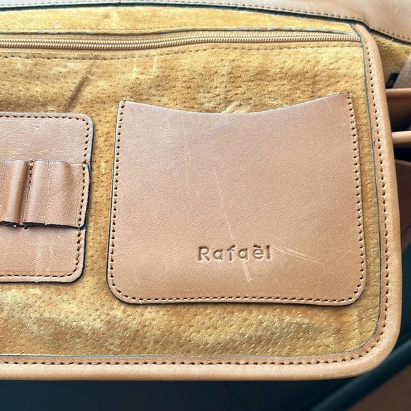 Rafael | Vintage Brown Leather Classic Briefcase Laptop Bag - Picture 10 of 15